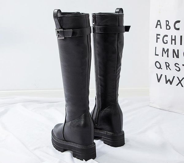 thick-soled long boots female knee thin boots 2020 autumn new thick bottom long high, Black
thick-soled long boots female knee thin boots 2020 autumn new thick bottom long high, Black