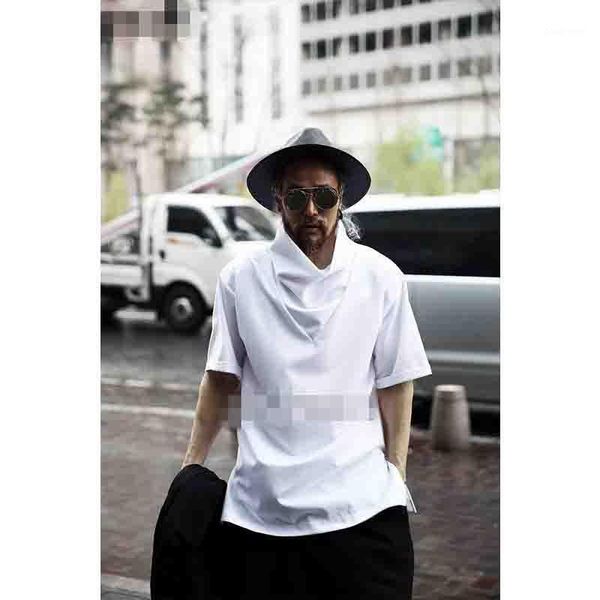 korean summer men's new solid color stand collar loose trend casual short sleeve shirt pullover shirt large size1, White;black
korean summer men's new solid color stand collar loose trend casual short sleeve shirt pullover shirt large size1, White;black