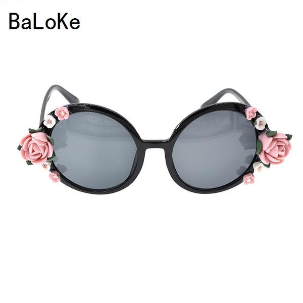 sunglasses fashion baroque retro girls flowers brand oversize round women outdoor summer beach glasses, White;black
sunglasses fashion baroque retro girls flowers brand oversize round women outdoor summer beach glasses, White;black