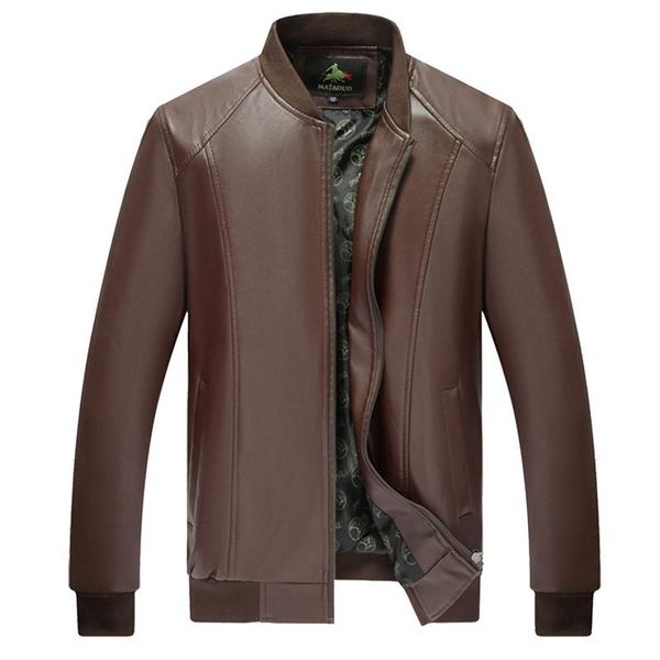 men's fur & faux 2021 autumn casual business middle-aged men jacket slim style stand-up collar pu material zipper pocket solid color ma, Black
men's fur & faux 2021 autumn casual business middle-aged men jacket slim style stand-up collar pu material zipper pocket solid color ma, Black