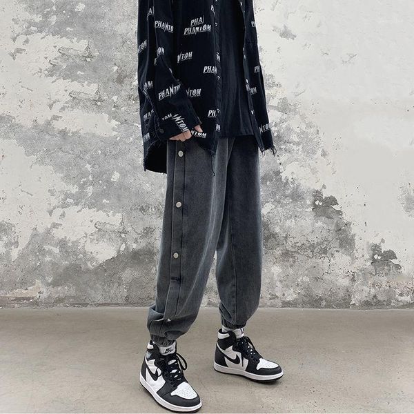 hybskr men's casual oversize pencil jeans 2020 autumn winter new woman denim pants korean streetwear man hip hop trousers1, Blue
hybskr men's casual oversize pencil jeans 2020 autumn winter new woman denim pants korean streetwear man hip hop trousers1, Blue