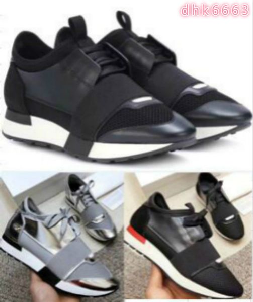 with box 2020 sneaker men women casual shoes genuine leather mesh pointed race runner shoes outdoors trainers 42, Black
with box 2020 sneaker men women casual shoes genuine leather mesh pointed race runner shoes outdoors trainers 42, Black