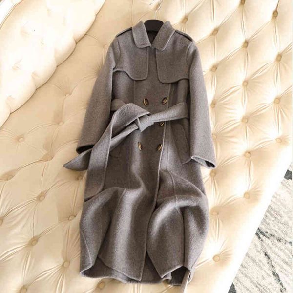 winter long cashmere coat women trench spring 100% wool good quality s slim office lady solid regular, Black
winter long cashmere coat women trench spring 100% wool good quality s slim office lady solid regular, Black