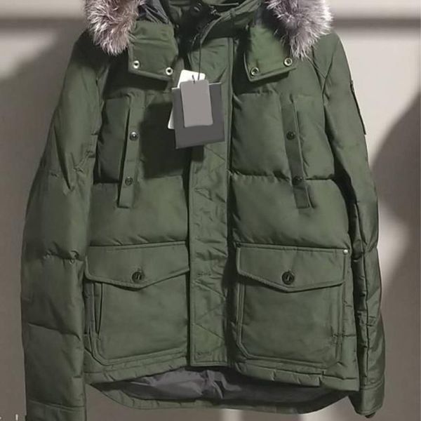 canadian men's wear winter's coolest new bomber men's jacket luxury designer white duck down hooded coat, Black
canadian men's wear winter's coolest new bomber men's jacket luxury designer white duck down hooded coat, Black