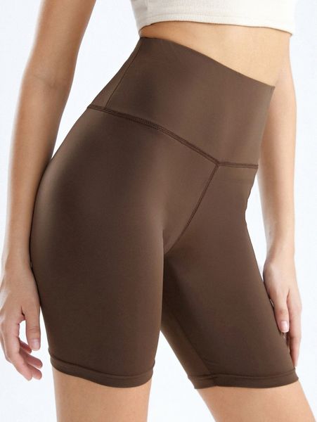 wide waistband solid biker shorts d5nm#, Black
wide waistband solid biker shorts d5nm#, Black