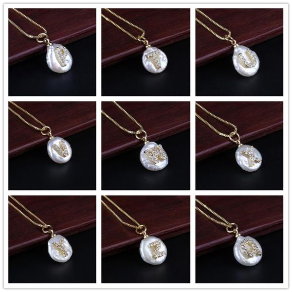 chokers white cz initial 26 alphabet letter abc name coin freshwater pearl gold pendant charm choker necklace bridal wedding gift, Golden;silver
chokers white cz initial 26 alphabet letter abc name coin freshwater pearl gold pendant charm choker necklace bridal wedding gift, Golden;silver