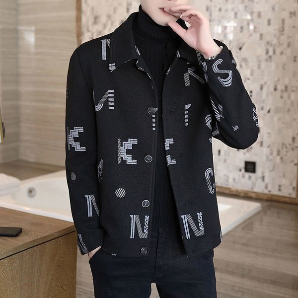 2021 new new men's wool winter short green jacket superior streetwear clothes bygu, White;black
2021 new new men's wool winter short green jacket superior streetwear clothes bygu, White;black