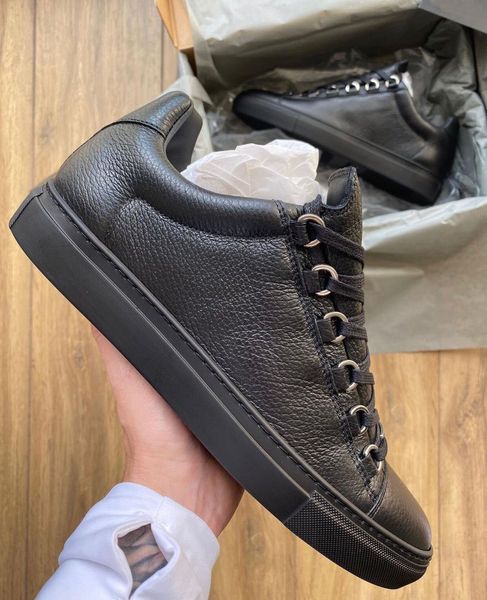 perfect arena full-grain leather low men sneakers kanye west outdoor tranier fashion men's hi street boy casual walking shoes eu38-47, Black
perfect arena full-grain leather low men sneakers kanye west outdoor tranier fashion men's hi street boy casual walking shoes eu38-47, Black