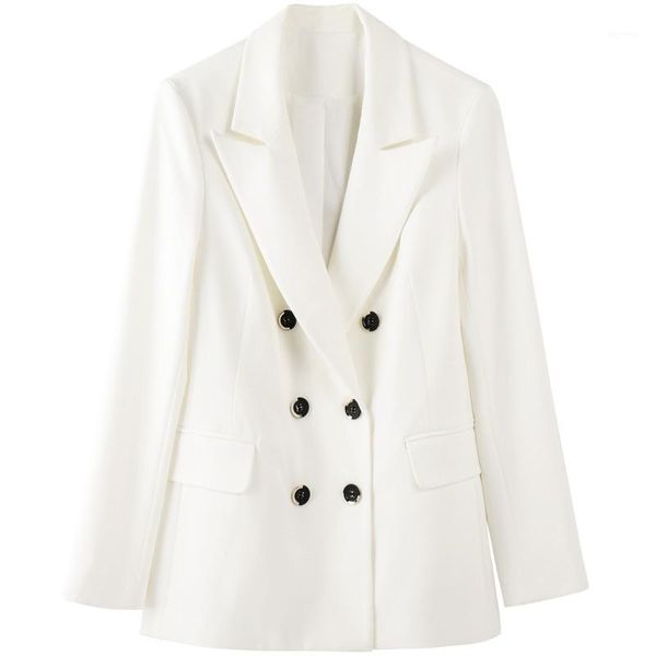 2020 autumn korean double breasted blazer women new office business blazers long sleeve white jacket veste femme clothing ed50xz1, White;black
2020 autumn korean double breasted blazer women new office business blazers long sleeve white jacket veste femme clothing ed50xz1, White;black