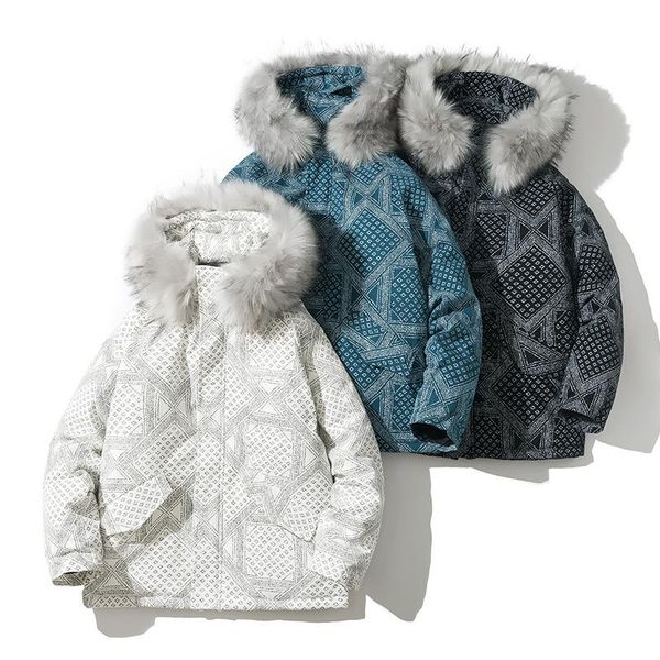 men's down & parkas legible winter jackets men parka casual thick coat fur collar hooded male clothes, Black
men's down & parkas legible winter jackets men parka casual thick coat fur collar hooded male clothes, Black