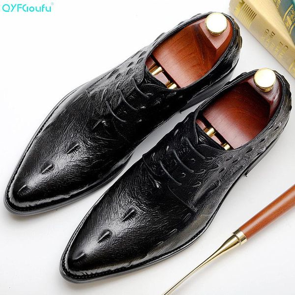 qyfcioufu men's formal crocodile shoes genuine leather male wedding party office men dress shoe pointed toe oxford shoes for men, Black
qyfcioufu men's formal crocodile shoes genuine leather male wedding party office men dress shoe pointed toe oxford shoes for men, Black