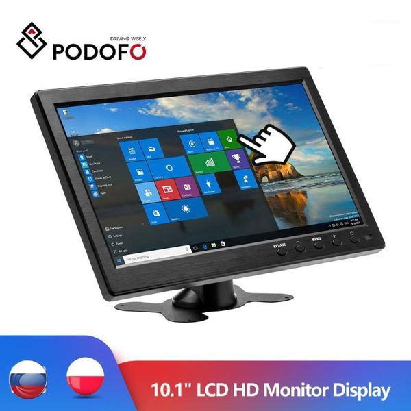 podofo 10.1" lcd hd monitor mini tv & computer display color screen 2channel video input security monitor with speaker/bnc/avi1
podofo 10.1" lcd hd monitor mini tv & computer display color screen 2channel video input security monitor with speaker/bnc/avi1
