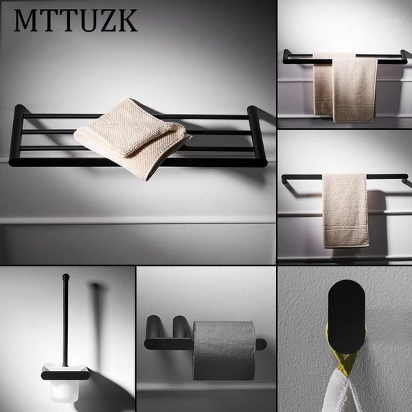 bath accessory set mttuzk 304 stainless steel towel rack, bar, mablack bathroom shelf, hardware set, robe hook,toilet brush1
bath accessory set mttuzk 304 stainless steel towel rack, bar, mablack bathroom shelf, hardware set, robe hook,toilet brush1