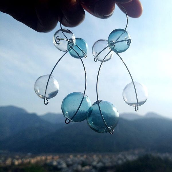 dangle & chandelier unique artsy bubble long earrings for women 2021 original glass ball drop jewelry bijoux1, Silver
dangle & chandelier unique artsy bubble long earrings for women 2021 original glass ball drop jewelry bijoux1, Silver