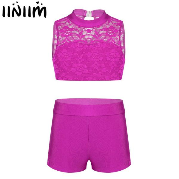 iiniim kids girls athletic gymnastics leotard ballerina dance wear floral lace with bottoms for ballet dance costumes, Black;red
iiniim kids girls athletic gymnastics leotard ballerina dance wear floral lace with bottoms for ballet dance costumes, Black;red