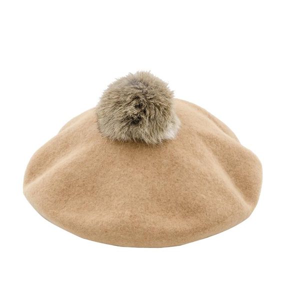 berets doubchow women's wool pompon beanie hats cap 2021 korea teenager girls maiden baret flat hat pom beret, Blue;gray
berets doubchow women's wool pompon beanie hats cap 2021 korea teenager girls maiden baret flat hat pom beret, Blue;gray