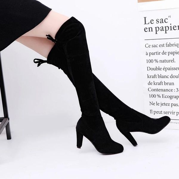 stretch fabric high heels over the knee boots women thigh high boots ladies platform shoes woman autumn winter long, Black
stretch fabric high heels over the knee boots women thigh high boots ladies platform shoes woman autumn winter long, Black