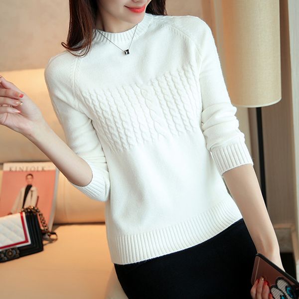 addition to the thickening women sweater-neck nice pullovers autumn knitting clothes mujer qrsg cmu6, White;black
addition to the thickening women sweater-neck nice pullovers autumn knitting clothes mujer qrsg cmu6, White;black