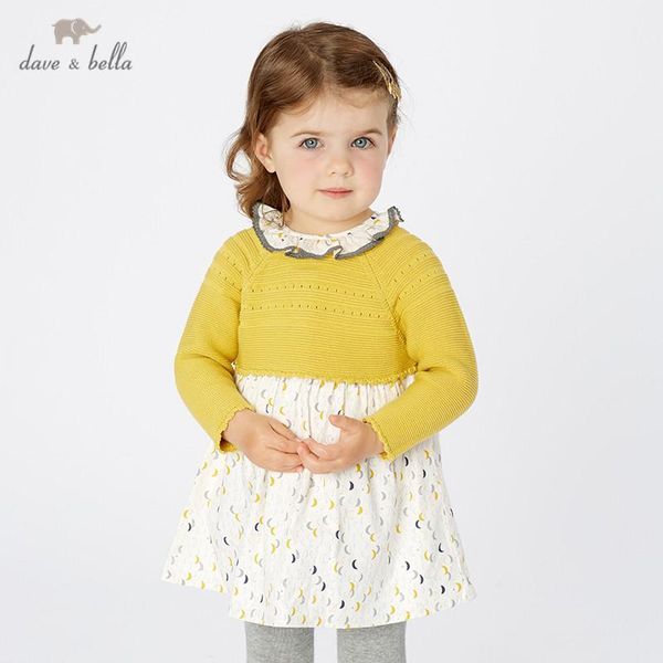 db11429 dave bella autumn baby girl's princess cute print sweater dress children fashion party dress kids infant lolita clothes, Red;yellow
db11429 dave bella autumn baby girl's princess cute print sweater dress children fashion party dress kids infant lolita clothes, Red;yellow