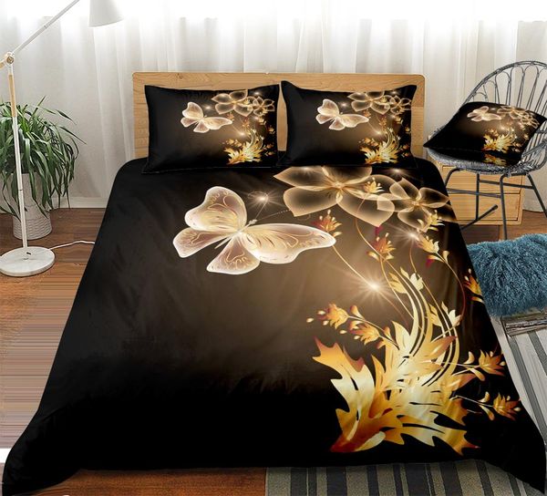 butterfly bedding set 3 pieces duvet cover set modern bedclothes boy girls bed linen gold black beds set microfiber home textile
butterfly bedding set 3 pieces duvet cover set modern bedclothes boy girls bed linen gold black beds set microfiber home textile