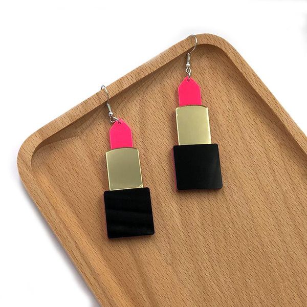 qigo night club jewelry long acrylic pink lipstick drop earrings women exaggerated punk hip hop earrings, Silver
qigo night club jewelry long acrylic pink lipstick drop earrings women exaggerated punk hip hop earrings, Silver