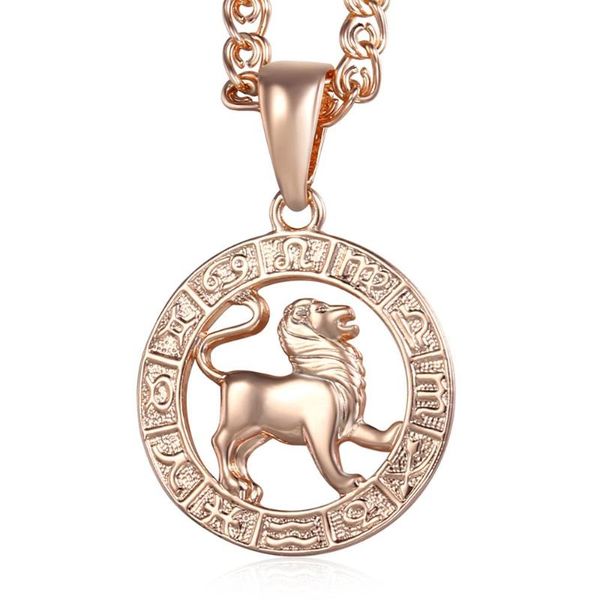 leo 12 zodiac sign necklace 585 rose gold pendant necklace male jewelry fashion constellations jewelry gp182, Silver
leo 12 zodiac sign necklace 585 rose gold pendant necklace male jewelry fashion constellations jewelry gp182, Silver