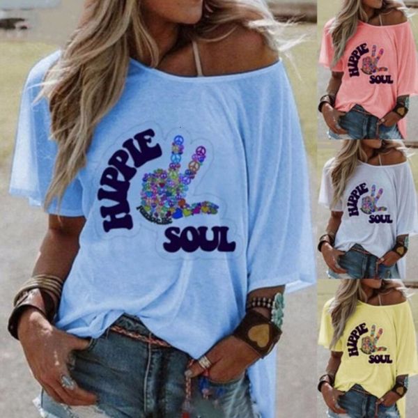 2021 spring and summer new women's short sleeve t-shirt printed with finger letters, White
2021 spring and summer new women's short sleeve t-shirt printed with finger letters, White