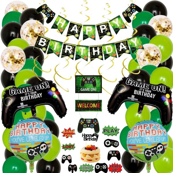 rtvmn game flag cake decoration balloonparty decoration game handle aluminum foil balloon cake balloon theme 9pdtw
rtvmn game flag cake decoration balloonparty decoration game handle aluminum foil balloon cake balloon theme 9pdtw