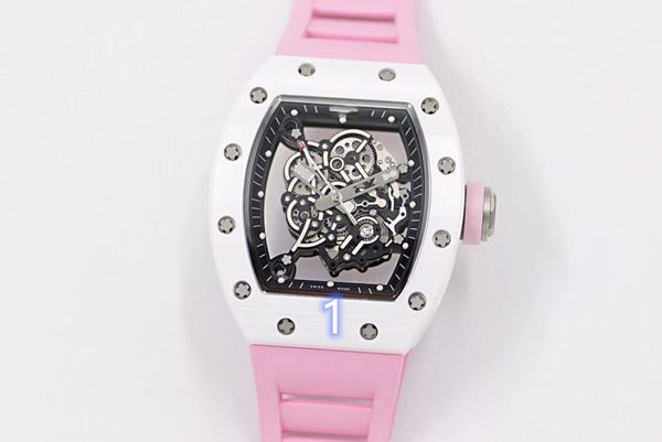 rm 055 kv production into white color ceramic upgrade rubber strap life, Slivery;brown
rm 055 kv production into white color ceramic upgrade rubber strap life, Slivery;brown