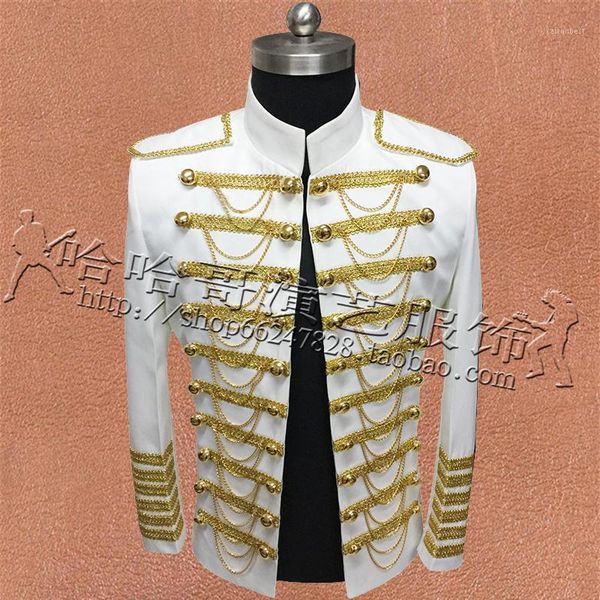 men's suits & blazers fashion royal costumes for men suit jackets show stage performance wear nightclub bar coat singer tassel clothing, White;black
men's suits & blazers fashion royal costumes for men suit jackets show stage performance wear nightclub bar coat singer tassel clothing, White;black