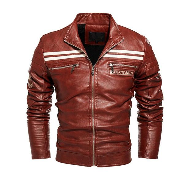 зима сгущает мотоцикл кожаные куртки байкер outwear casual fleece pu кожаная куртка мужской bomber пальто нашивки chaqueta hombre, Black
зима сгущает мотоцикл кожаные куртки байкер outwear casual fleece pu кожаная куртка мужской bomber пальто нашивки chaqueta hombre, Black
