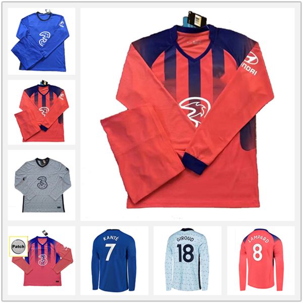 20 21 giroud kante long sleeve mens soccer jerseys azpilicueta kovacic pulisic home away 3rd football shirts morata jorginho suit uniforms, Black
20 21 giroud kante long sleeve mens soccer jerseys azpilicueta kovacic pulisic home away 3rd football shirts morata jorginho suit uniforms, Black