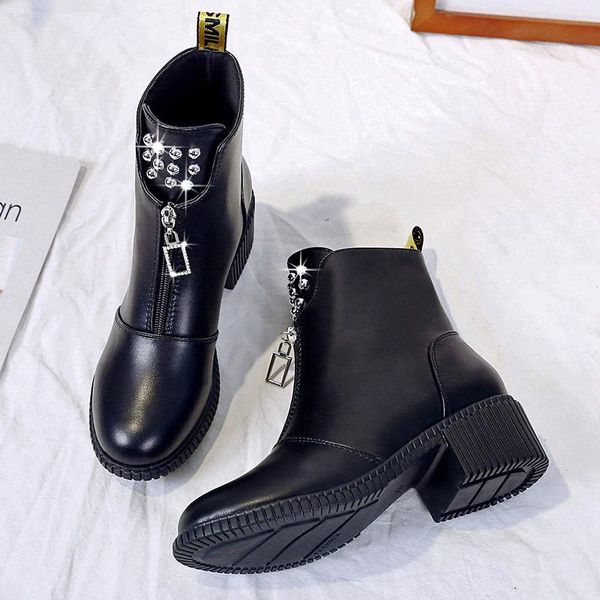 женщины boots high количество pu кожа обувь зимняя обувь теплые zipper кристалл элегантные дамы женщина офиса средние высокие каблуки женски, Black
женщины boots high количество pu кожа обувь зимняя обувь теплые zipper кристалл элегантные дамы женщина офиса средние высокие каблуки женски, Black