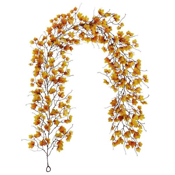 6.5ft artificial hanging fall garland vines christmas halloween thanksgiving decor for home wedding party
6.5ft artificial hanging fall garland vines christmas halloween thanksgiving decor for home wedding party