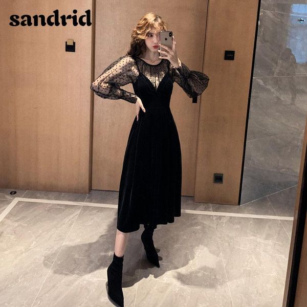 sandrid women autumn and winter black dress suspender women's two-piece banquet dress elegant office lady, Black;gray
sandrid women autumn and winter black dress suspender women's two-piece banquet dress elegant office lady, Black;gray