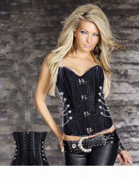classical steel boned steampunk corset outwear cord lacing up bustier plus size s-5xl, Black;white
classical steel boned steampunk corset outwear cord lacing up bustier plus size s-5xl, Black;white