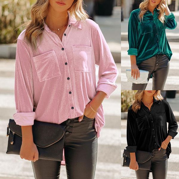 ins autumn and winter new fashion solid color long sved cardigan single breasted casual shirt women, White;black
ins autumn and winter new fashion solid color long sved cardigan single breasted casual shirt women, White;black