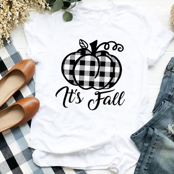 women lady plaid pumpkin trend halloween thanksgiving print womens clothes shirt t tee for tshirt female graphic t shirt, White
women lady plaid pumpkin trend halloween thanksgiving print womens clothes shirt t tee for tshirt female graphic t shirt, White