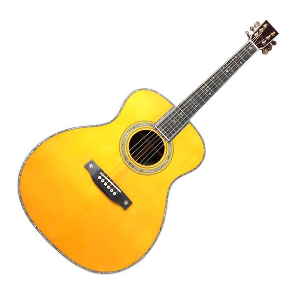 custom solid spruce wood 40 inch om type acoustic guitar abalone binding accept guitar amp pedal oem
custom solid spruce wood 40 inch om type acoustic guitar abalone binding accept guitar amp pedal oem