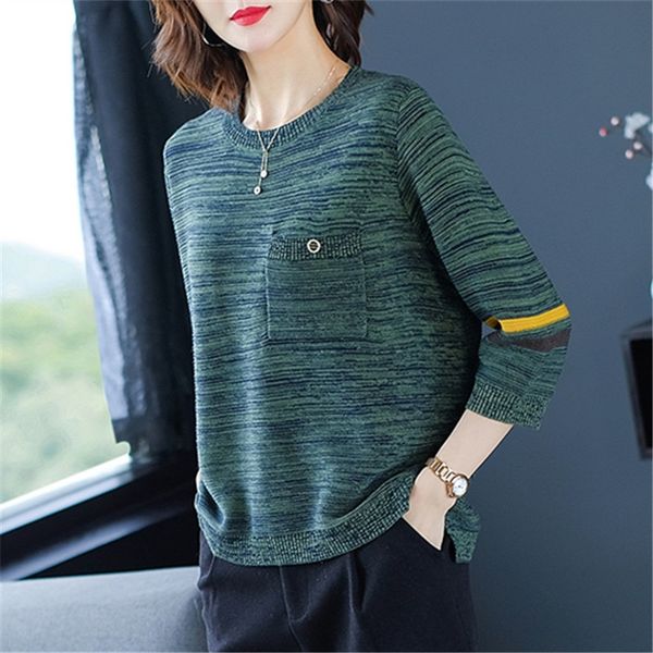 short loose knitted bottomed shirt autumn sweater dress new spring and autumn women's clothing thin sweater women's seven point sl, White;black
short loose knitted bottomed shirt autumn sweater dress new spring and autumn women's clothing thin sweater women's seven point sl, White;black