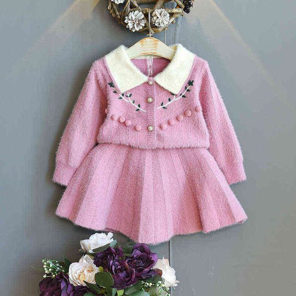gooporson girls fall outfits leaf embroidery mink velvet knit sweater pullover&skirt winter christmas little girl clothing set g220310, White
gooporson girls fall outfits leaf embroidery mink velvet knit sweater pullover&skirt winter christmas little girl clothing set g220310, White