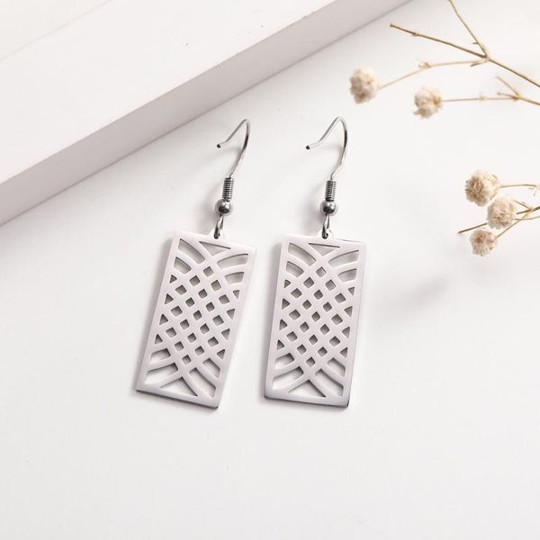 dangle & chandelier dawapara gold women earrings fashion square shape stainless steel, Silver
dangle & chandelier dawapara gold women earrings fashion square shape stainless steel, Silver