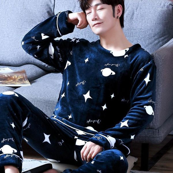 winter new pajamas set warm flannel 2pcs sleepwear big size shirt&pants male coral fleece sleep set o-neck pyjamas suit1, Black;brown
winter new pajamas set warm flannel 2pcs sleepwear big size shirt&pants male coral fleece sleep set o-neck pyjamas suit1, Black;brown