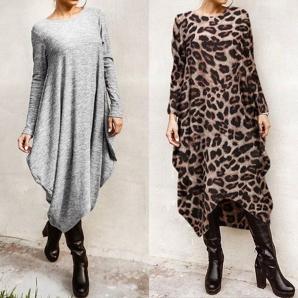 asymmetrical dress women spring sundress 2021 stylish casual long sleeve midi vestido female solid robe femme plus size, Black;gray
asymmetrical dress women spring sundress 2021 stylish casual long sleeve midi vestido female solid robe femme plus size, Black;gray