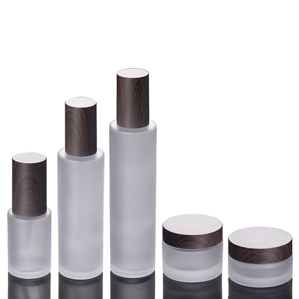 frosted glass cosmetic jars pump bottles with plastic woodgrain cap 30g 50g 30ml 100ml 120ml body lotion lip balm cream containers
frosted glass cosmetic jars pump bottles with plastic woodgrain cap 30g 50g 30ml 100ml 120ml body lotion lip balm cream containers