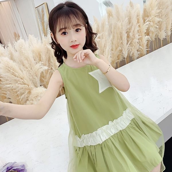 0rd9f girl's 2020 star five-pointed big summer children's and new children's western style dress mesh stitching dress fashion, Black;gray
0rd9f girl's 2020 star five-pointed big summer children's and new children's western style dress mesh stitching dress fashion, Black;gray