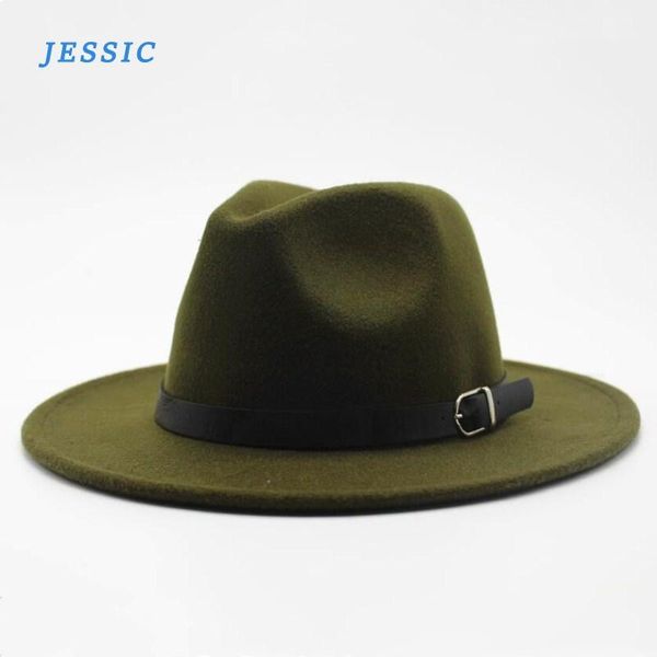 wide brim hats jessic winter autumn imitation woolen women men ladies fedoras jazz hat european american round caps bowler, Blue;gray
wide brim hats jessic winter autumn imitation woolen women men ladies fedoras jazz hat european american round caps bowler, Blue;gray