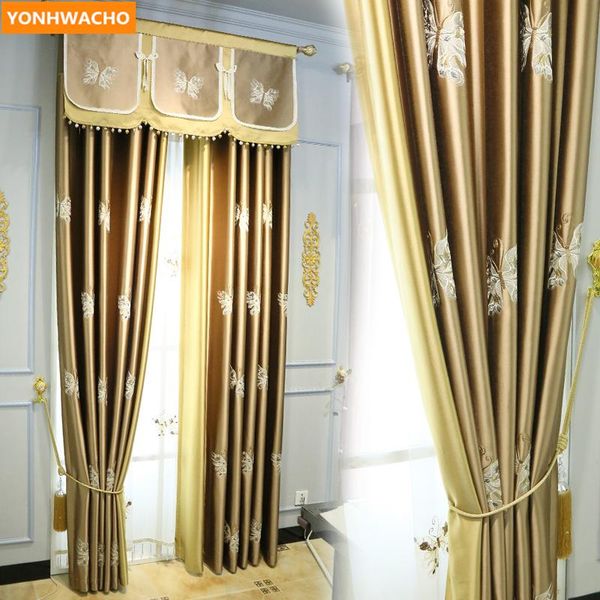 custom curtains high grade bronze gold exquisite embroidery luxury chinese cloth blackout curtain tulle valance drapes n907
custom curtains high grade bronze gold exquisite embroidery luxury chinese cloth blackout curtain tulle valance drapes n907