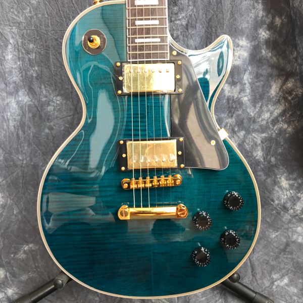 chinese electric guitar ocean bule color flame maple mahogany body and neck 6 strings
chinese electric guitar ocean bule color flame maple mahogany body and neck 6 strings