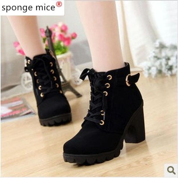 boots 2021 plus size 35-43 winter casual women pumps warm ankle waterproof high heels snow shoes botas patent muje, Black
boots 2021 plus size 35-43 winter casual women pumps warm ankle waterproof high heels snow shoes botas patent muje, Black